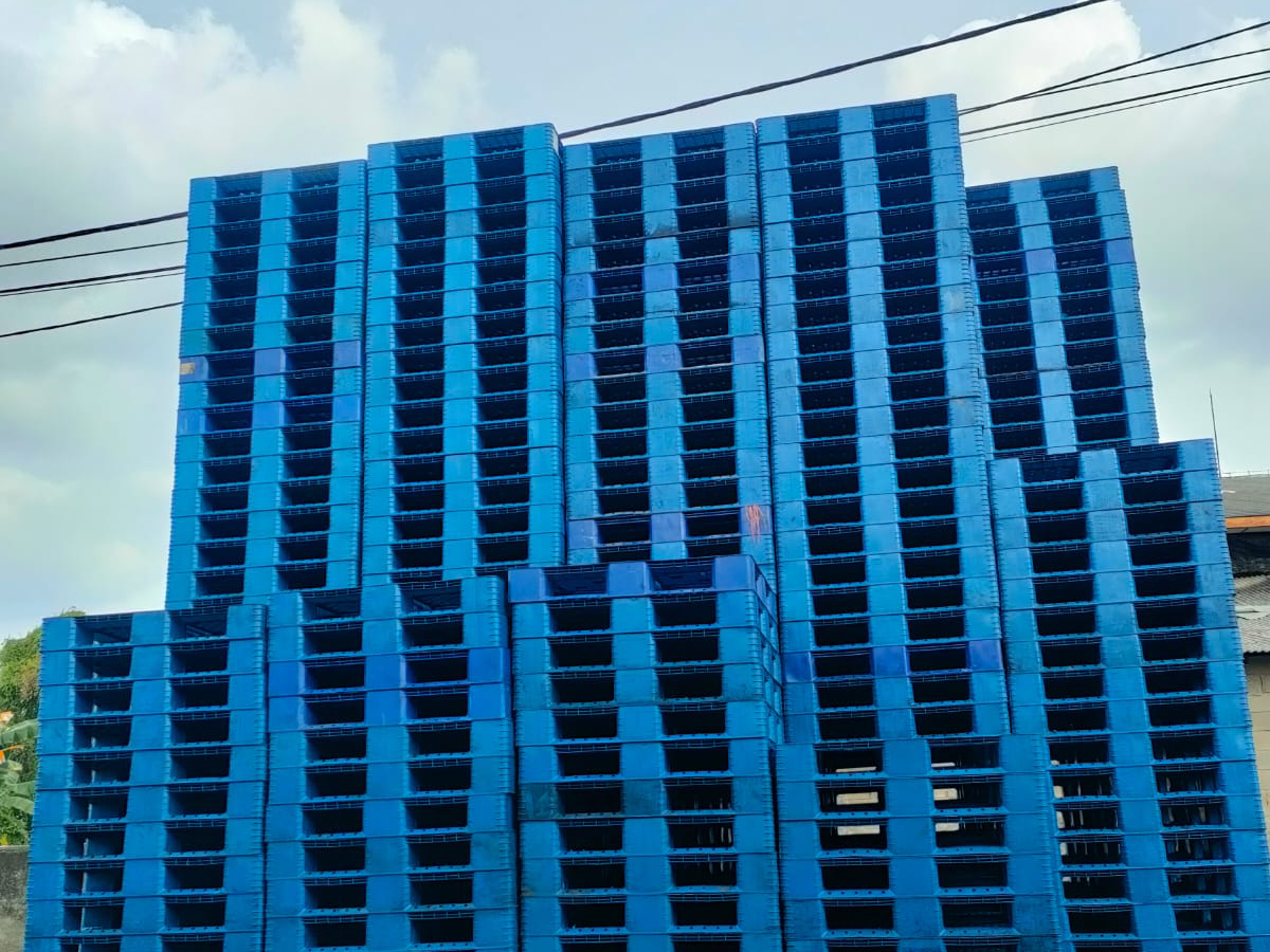 Pallet plastik bekas murah