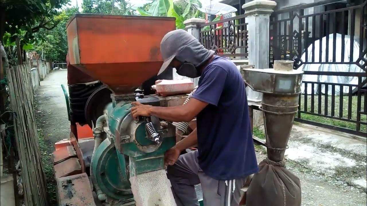 usaha penggiling padi keliling