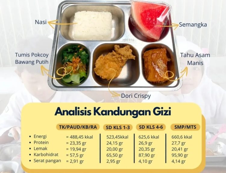 standar nutrisi mbg sekolah