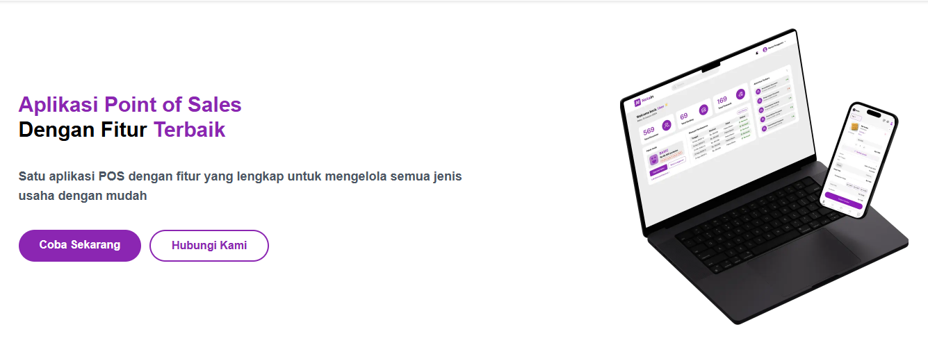 Aplikasi Point of Sale Modern