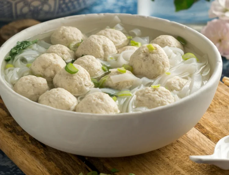 hasil bakso bulat rapi