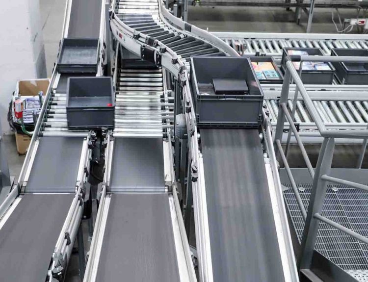komponen roller conveyor
