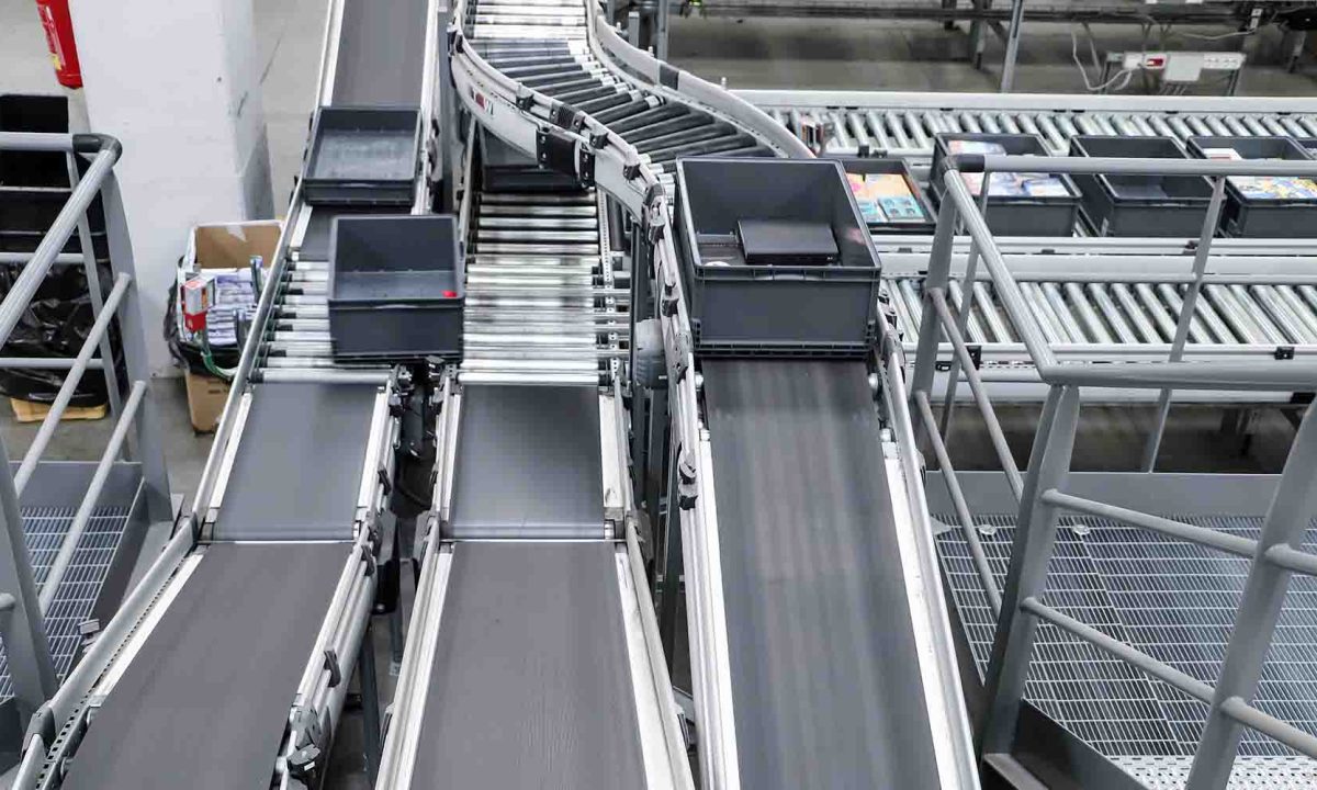 komponen roller conveyor